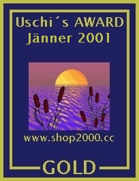 Uschi´s Gold Award Jänner/2001
